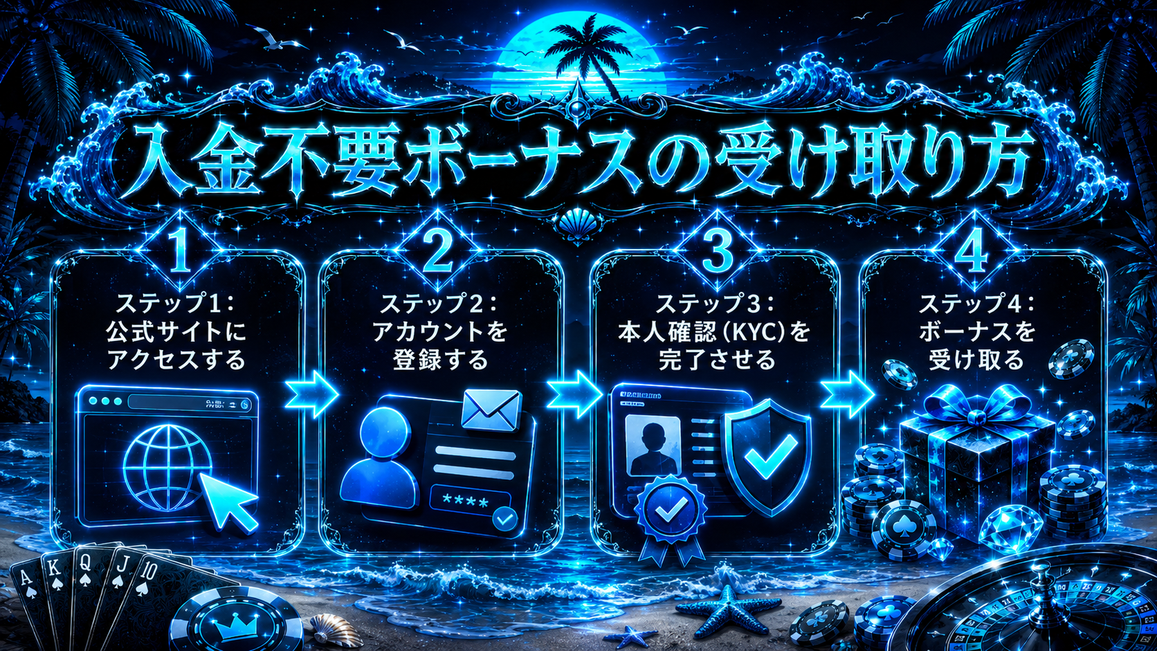 入金不要ボーナスおすすめ最新情報｜オンラインカジノ完全ガイド